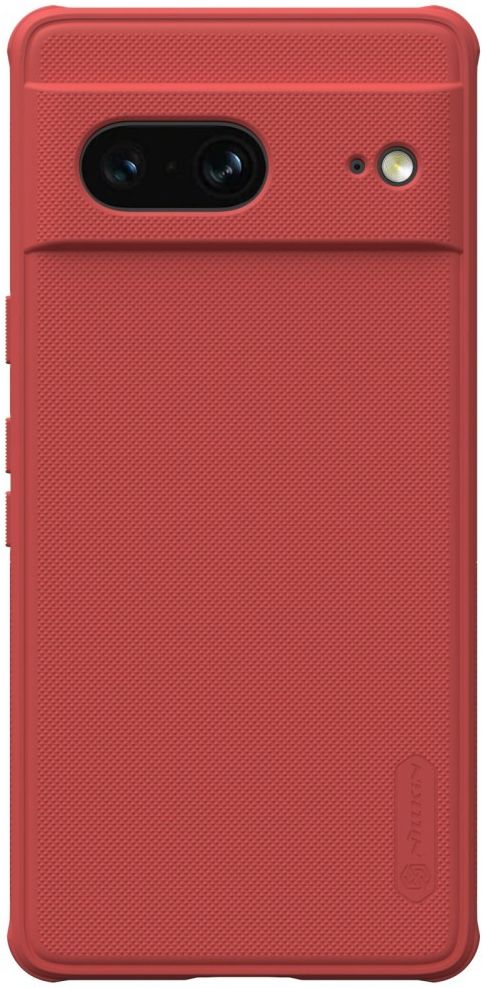 Nillkin Super Frosted Shield Google Pixel 7 Hoesje Back Cover Rood afbeelding 1