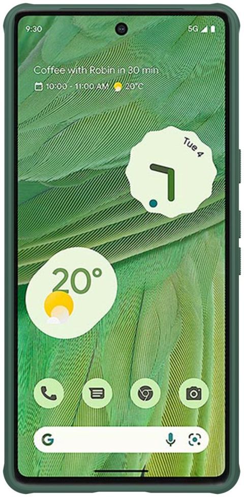 Nillkin Super Frosted Shield Google Pixel 7 Hoesje Back Cover Groen afbeelding 3