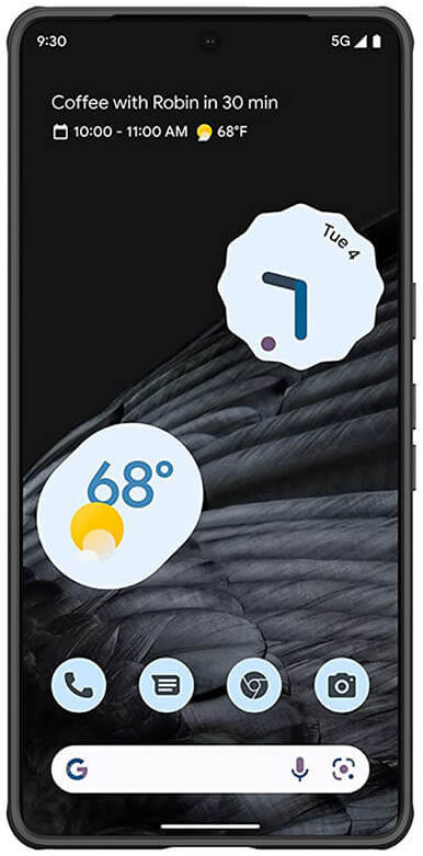 Nillkin Super Frosted Shield Google Pixel 7 Pro Hoesje Zwart afbeelding 2