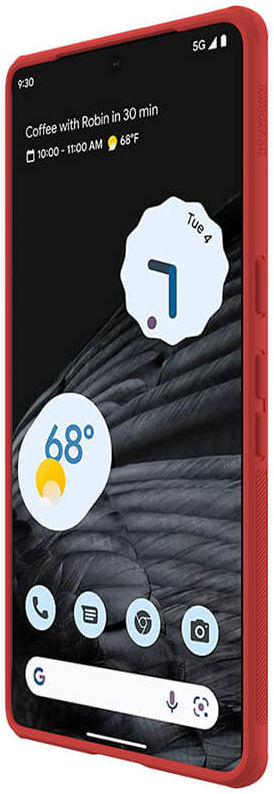 Nillkin Super Frosted Shield Google Pixel 7 Pro Hoesje Rood afbeelding 5