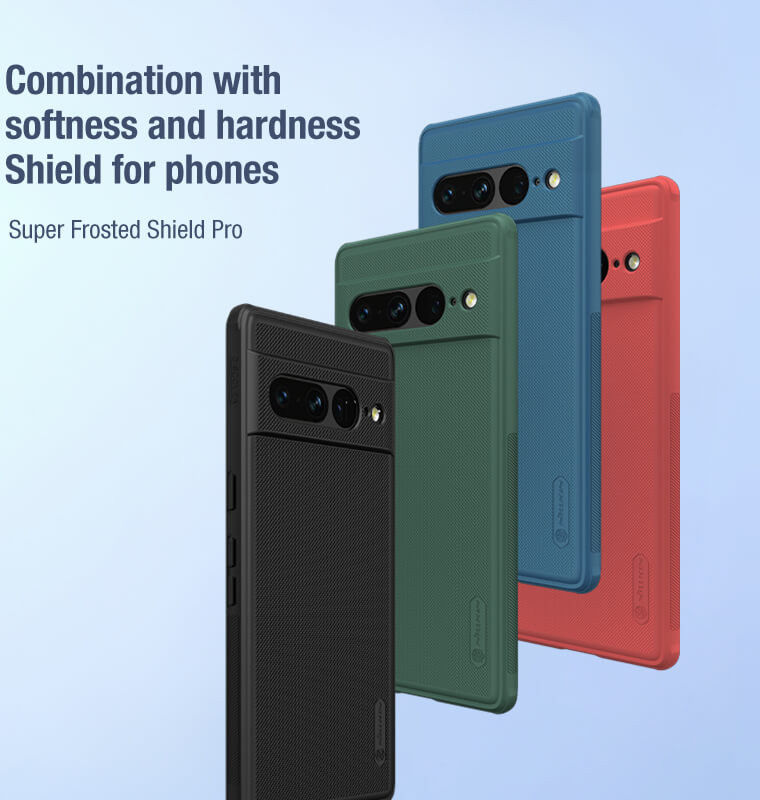 Nillkin Super Frosted Shield Google Pixel 7 Pro Hoesje Rood afbeelding 6