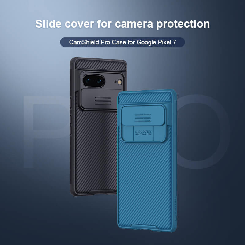 Nillkin CamShield Google Pixel 7 Hoesje met Camera Slider Blauw afbeelding 7
