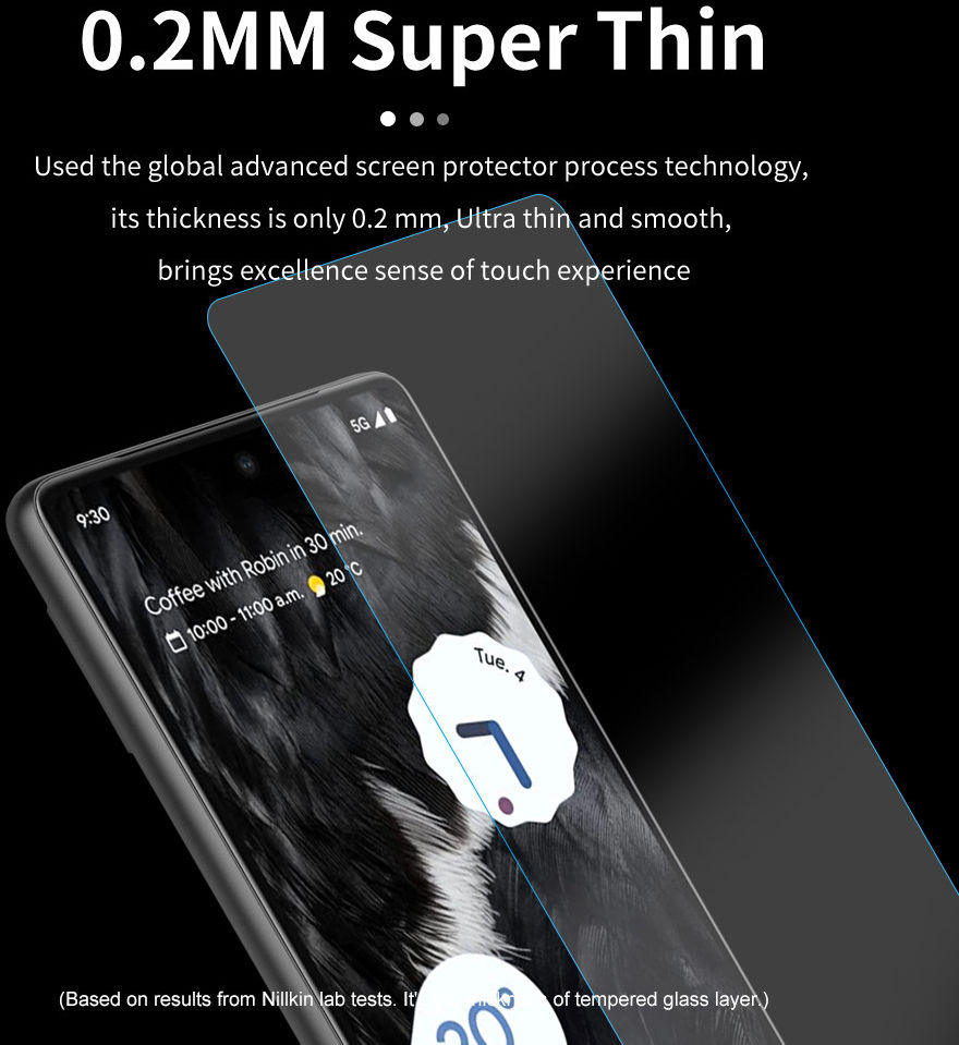 Nillkin H+ Pro Google Pixel 7 Screen Protector 9H Tempered Glass afbeelding 3