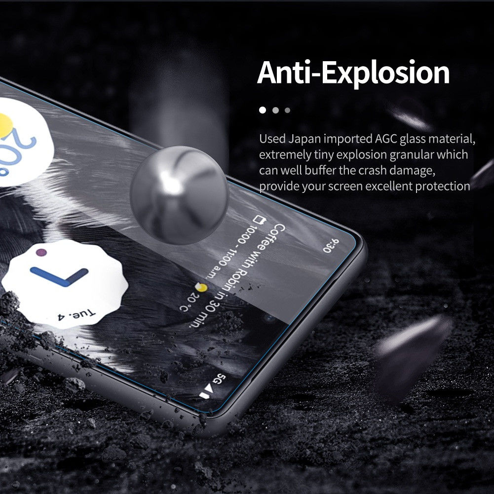 Nillkin H+ Pro Google Pixel 7 Screen Protector 9H Tempered Glass afbeelding 4