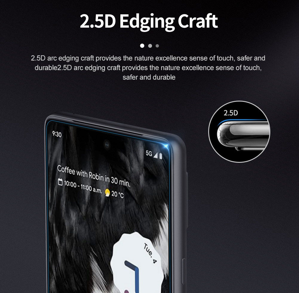 Nillkin H+ Pro Google Pixel 7 Screen Protector 9H Tempered Glass afbeelding 5