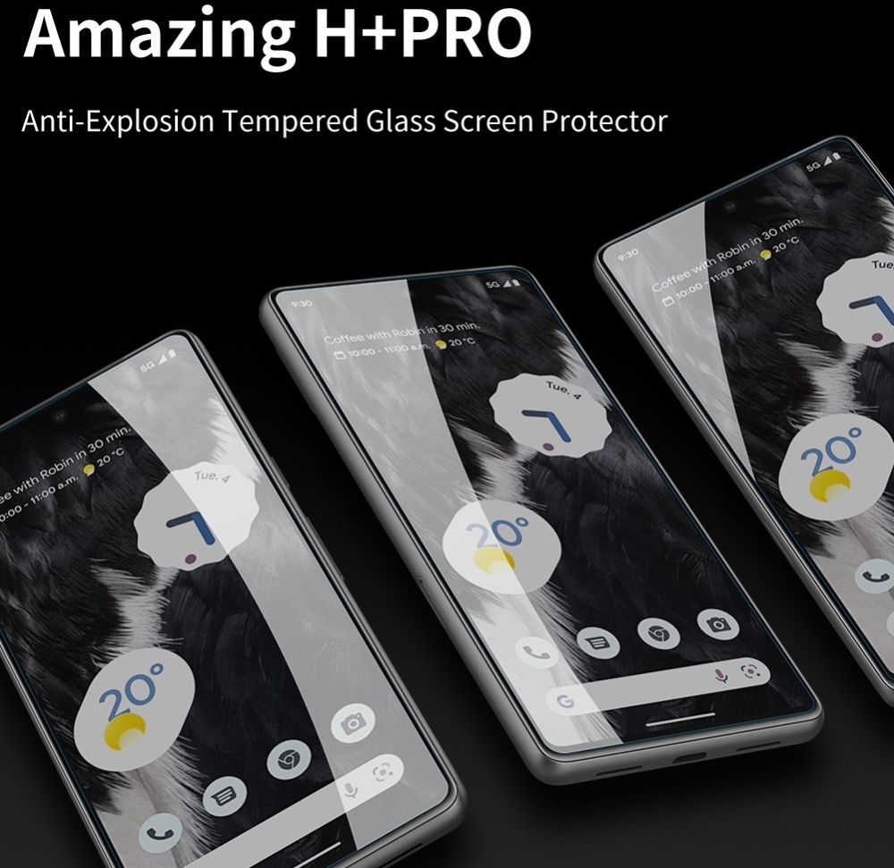 Nillkin H+ Pro Google Pixel 7 Screen Protector 9H Tempered Glass afbeelding 9
