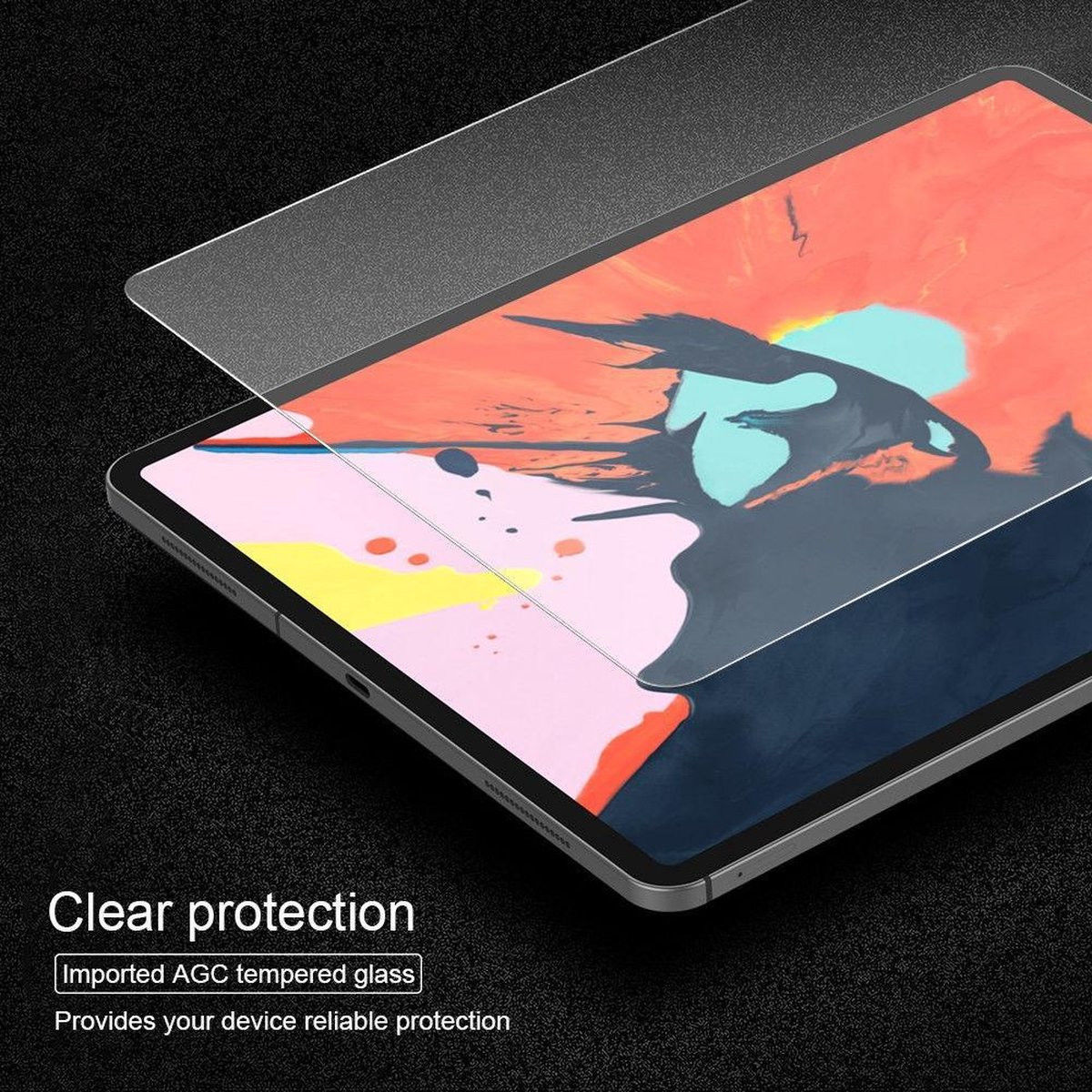 Nillkin Apple iPad 10.9 (2022) Screen Protector 0.3mm Tempered Glass afbeelding 3