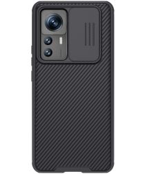 Nillkin CamShield Xiaomi 12T / 12T Pro Hoesje met Camera Slider Zwart