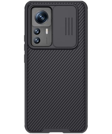 Nillkin CamShield Xiaomi 12T / 12T Pro Hoesje met Camera Slider Zwart Hoesjes
