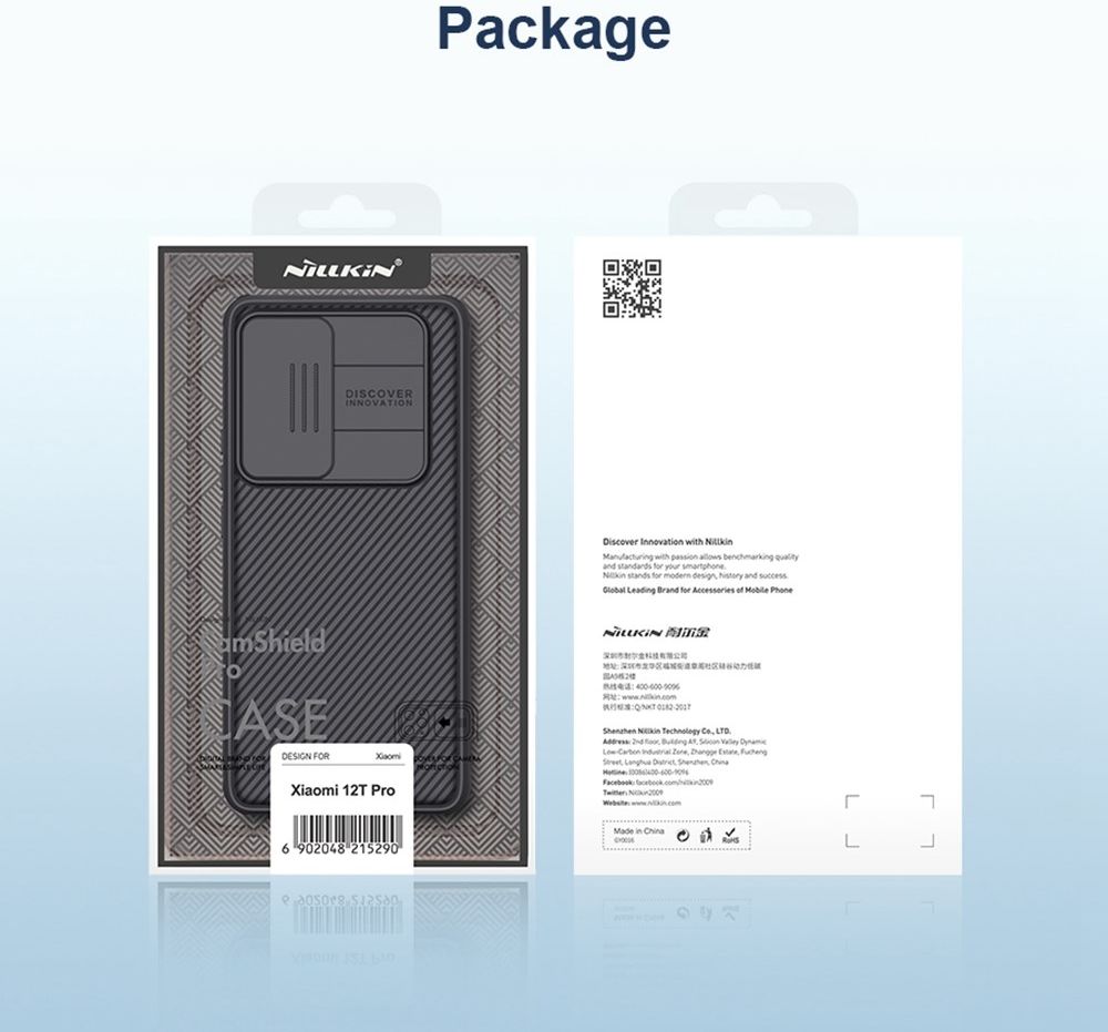 Nillkin CamShield Xiaomi 12T / 12T Pro Hoesje met Camera Slider Zwart afbeelding 15