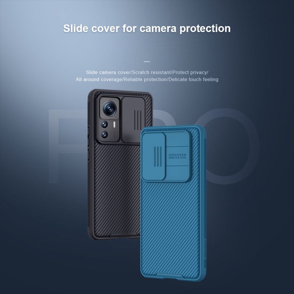Nillkin CamShield Xiaomi 12T / 12T Pro Hoesje met Camera Slider Zwart afbeelding 7