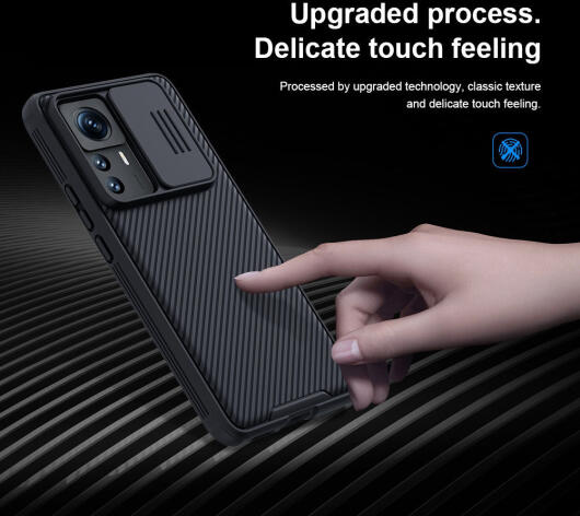 Nillkin CamShield Xiaomi 12T / 12T Pro Hoesje met Camera Slider Zwart afbeelding 9