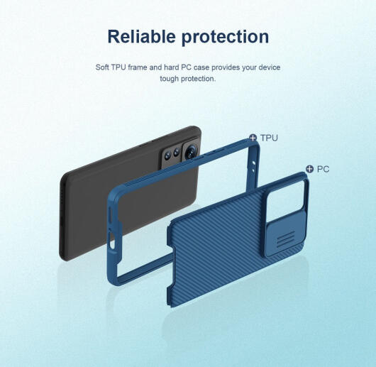 Nillkin CamShield Xiaomi 12T / 12T Pro Hoesje met Camera Slider Zwart afbeelding 8