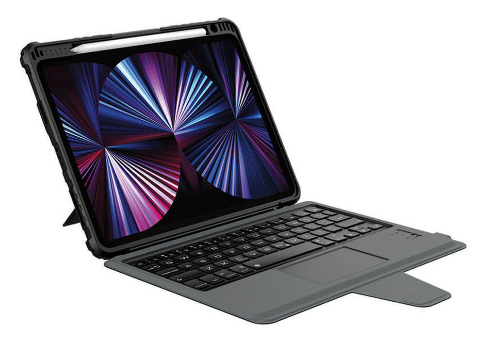 Nillkin Apple iPad 11 (2025) / 10.9 (2022) Bumper Hoes met Bluetooth Toetsenbord afbeelding 1
