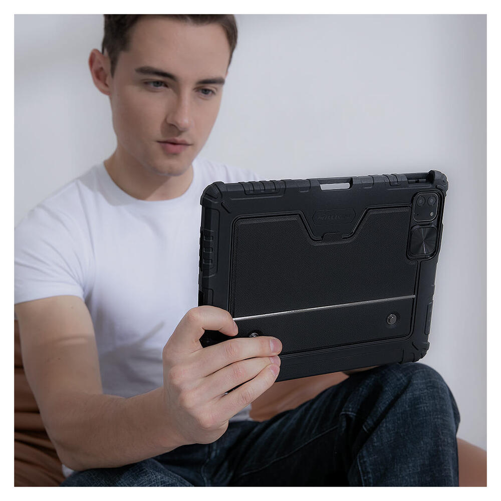 Nillkin Apple iPad 11 (2025) / 10.9 (2022) Bumper Hoes met Bluetooth Toetsenbord afbeelding 11