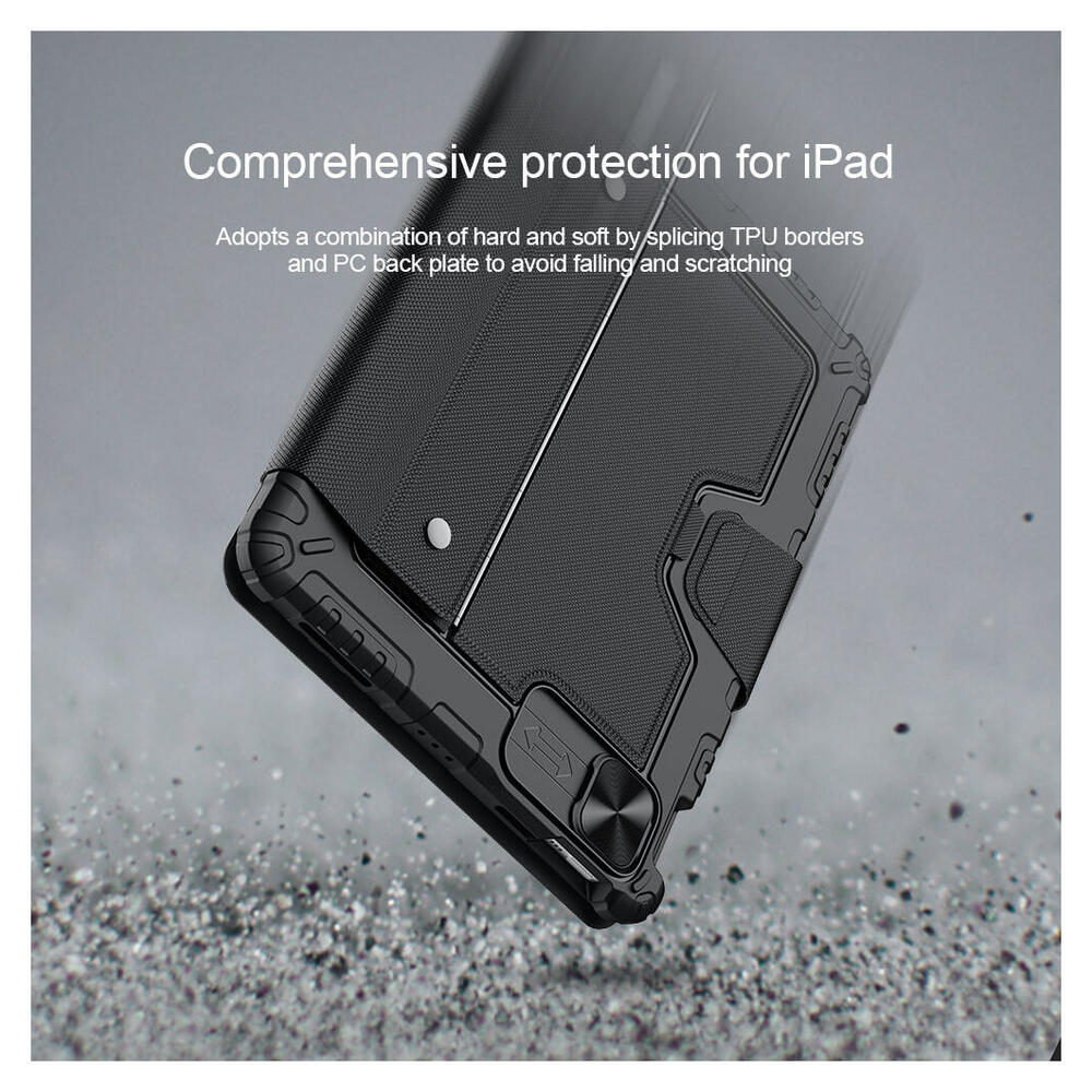 Nillkin Apple iPad 11 (2025) / 10.9 (2022) Bumper Hoes met Bluetooth Toetsenbord afbeelding 13