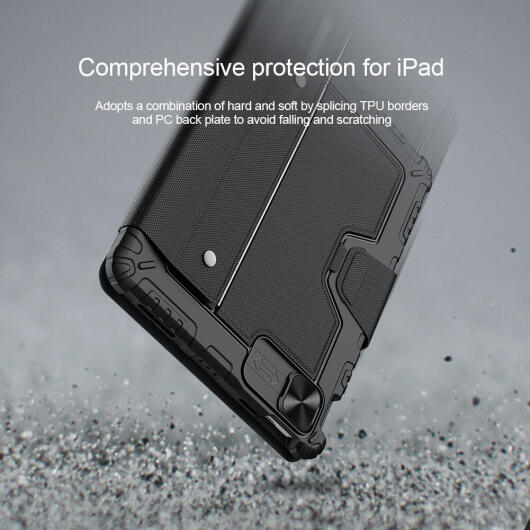 Nillkin Apple iPad 11 (2025) / 10.9 (2022) Bumper Hoes met Bluetooth Toetsenbord afbeelding 13