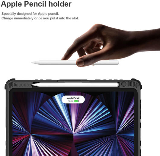 Nillkin Apple iPad 11 (2025) / 10.9 (2022) Bumper Hoes met Bluetooth Toetsenbord afbeelding 17