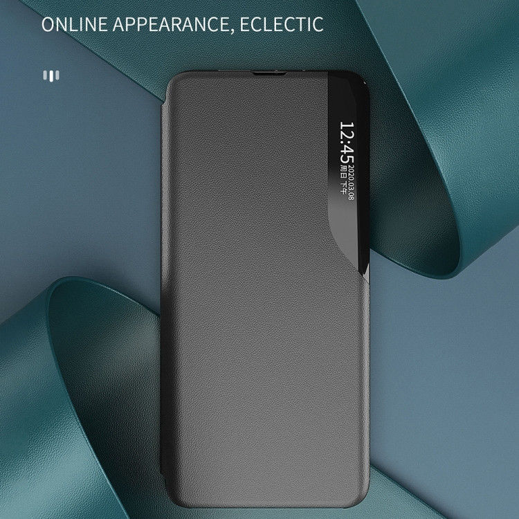 Xiaomi Redmi A1 / A2 Hoesje Book Case met Side Display Blauw afbeelding 4