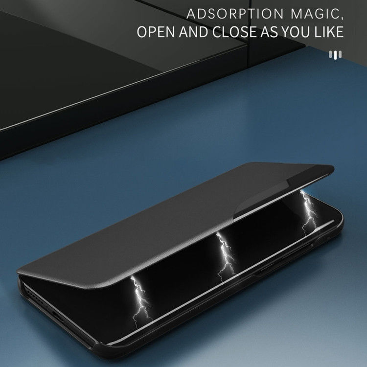 Xiaomi Redmi A1 / A2 Hoesje Book Case met Side Display Blauw afbeelding 6