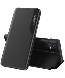 Xiaomi Poco M5 Hoesje Book Case met Side Display Zwart