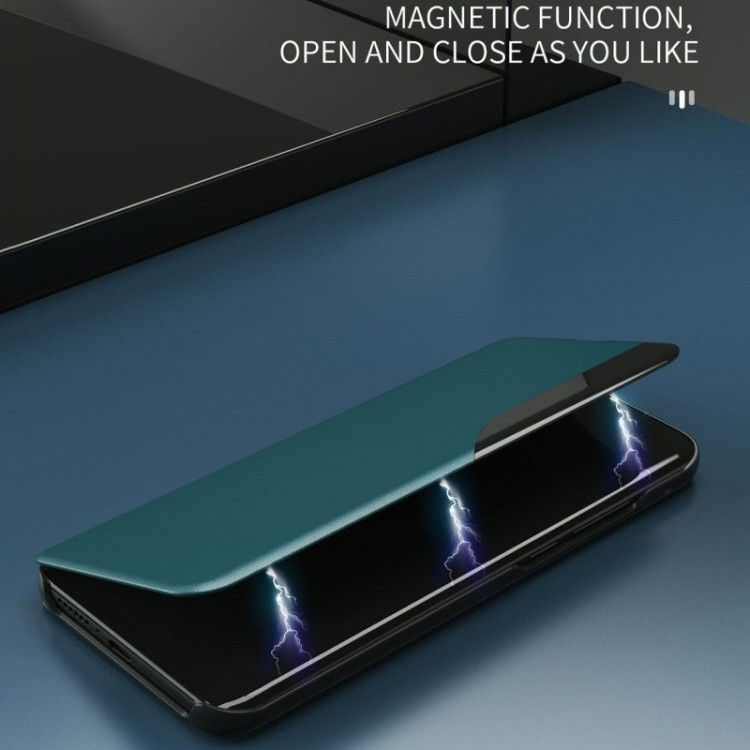 Samsung Galaxy S23 Hoesje Book Case met Side Display Blauw afbeelding 5