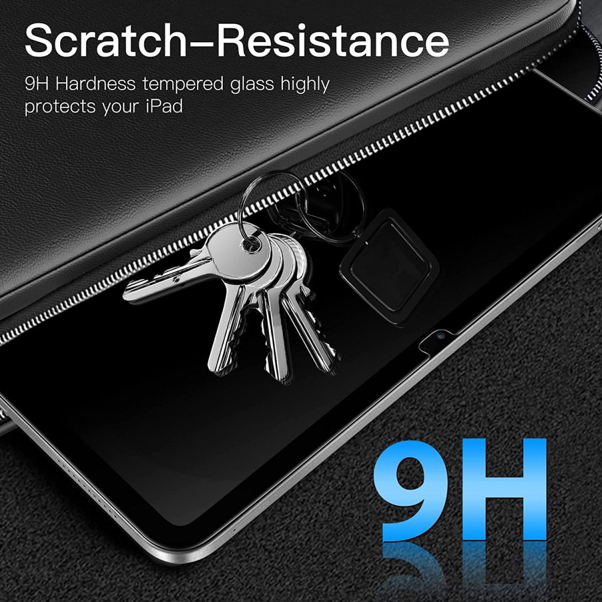 Eiger iPad 10.9 (2022) Privacy Glass Case Friendly Screen Protector afbeelding 3