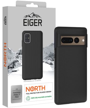 Eiger North Series Google Pixel 7 Pro Hoesje Back Cover Zwart Hoesjes