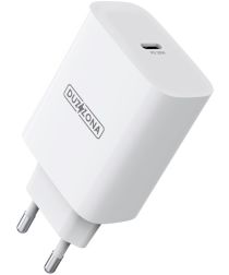 Duzonna T3 20W USB-C Snellader Power Delivery Adapter Fast Charge Wit