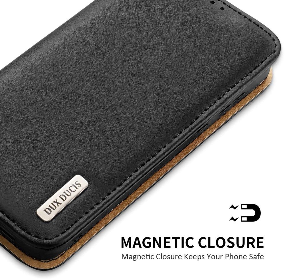 Dux Ducis Hivo Samsung Galaxy S23 Plus Hoesje RFID Book Case Zwart afbeelding 5