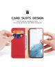 Dux Ducis Hivo Samsung Galaxy S23 Plus Hoesje RFID Book Case Rood