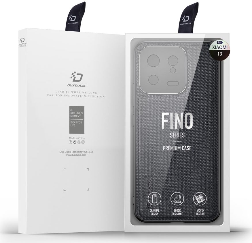 Dux Ducis Fino Xiaomi 13 Pro Hoesje Back Cover Zwart afbeelding 9