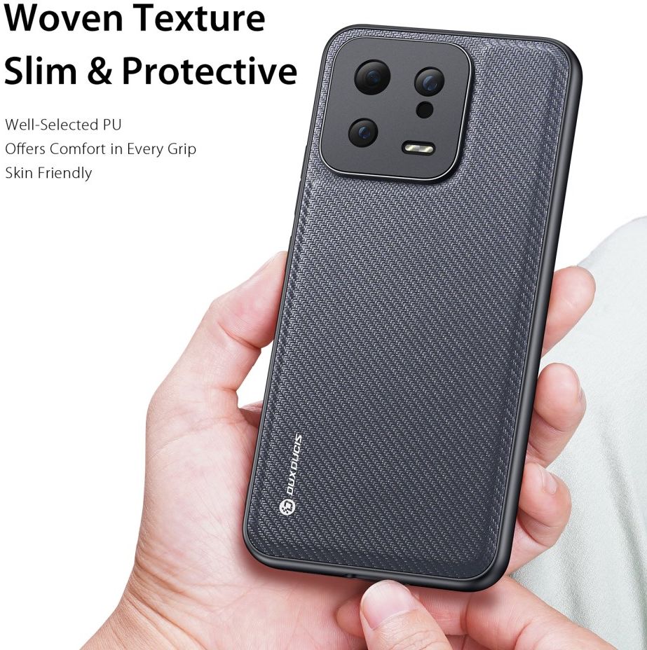 Dux Ducis Fino Xiaomi 13 Pro Hoesje Back Cover Grijs afbeelding 2