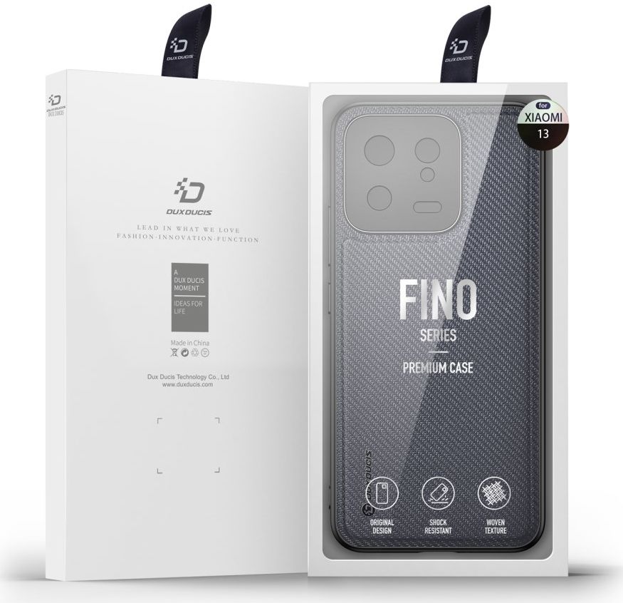 Dux Ducis Fino Xiaomi 13 Pro Hoesje Back Cover Grijs afbeelding 9