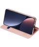 Dux Ducis Skin Pro Xiaomi 13 Hoesje Portemonnee Book Case Roze