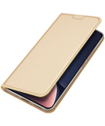 Dux Ducis Skin Pro Xiaomi 13 Hoesje Portemonnee Book Case Goud Hoesjes