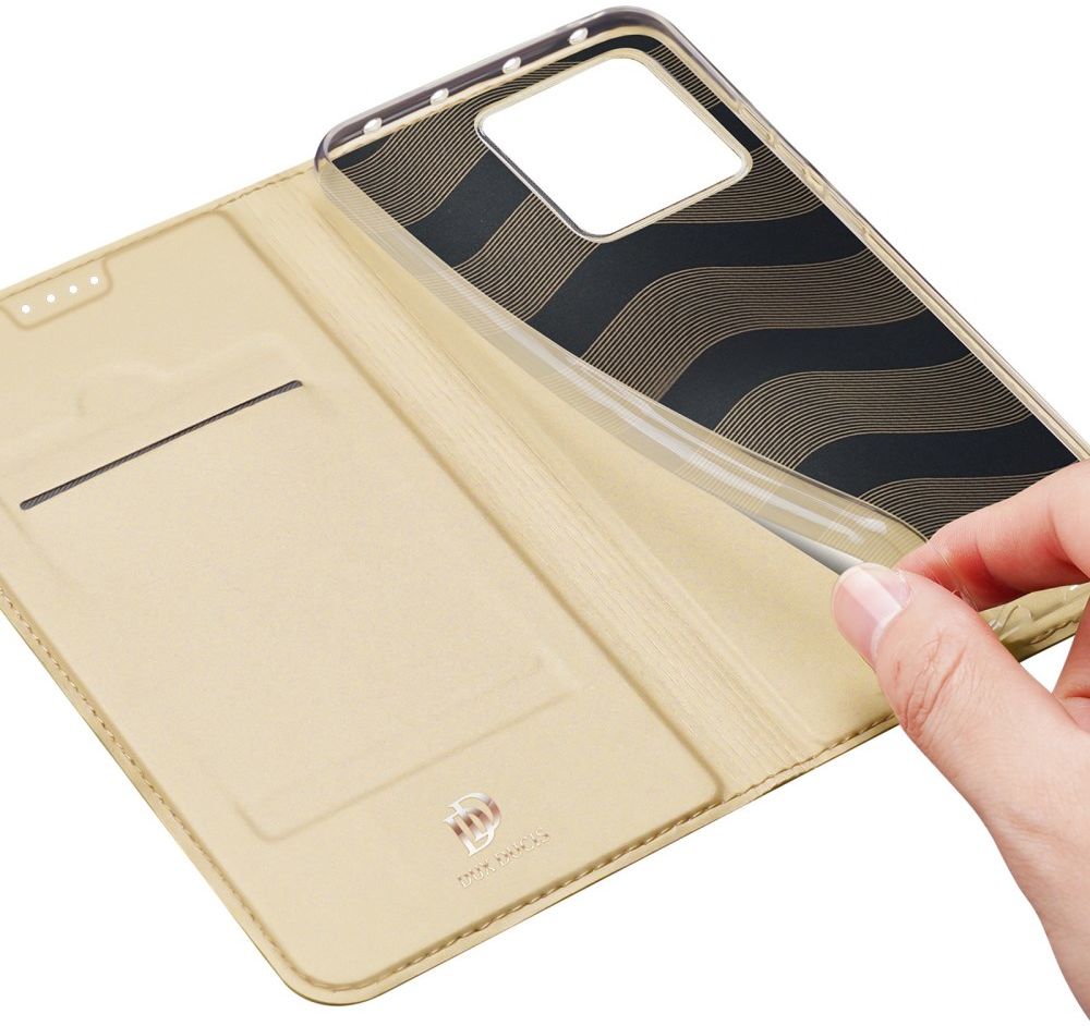 Dux Ducis Skin Pro Xiaomi 13 Hoesje Portemonnee Book Case Goud afbeelding 7