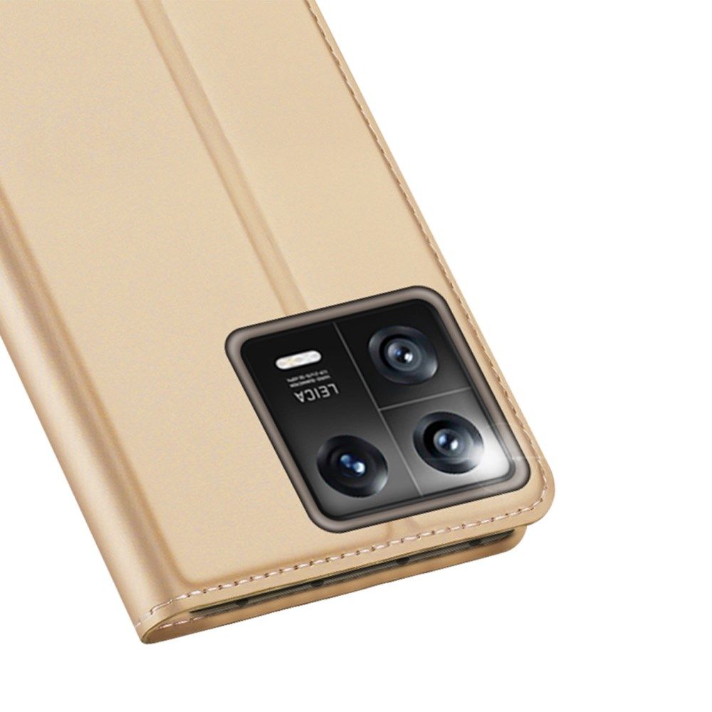 Dux Ducis Skin Pro Xiaomi 13 Hoesje Portemonnee Book Case Goud afbeelding 8