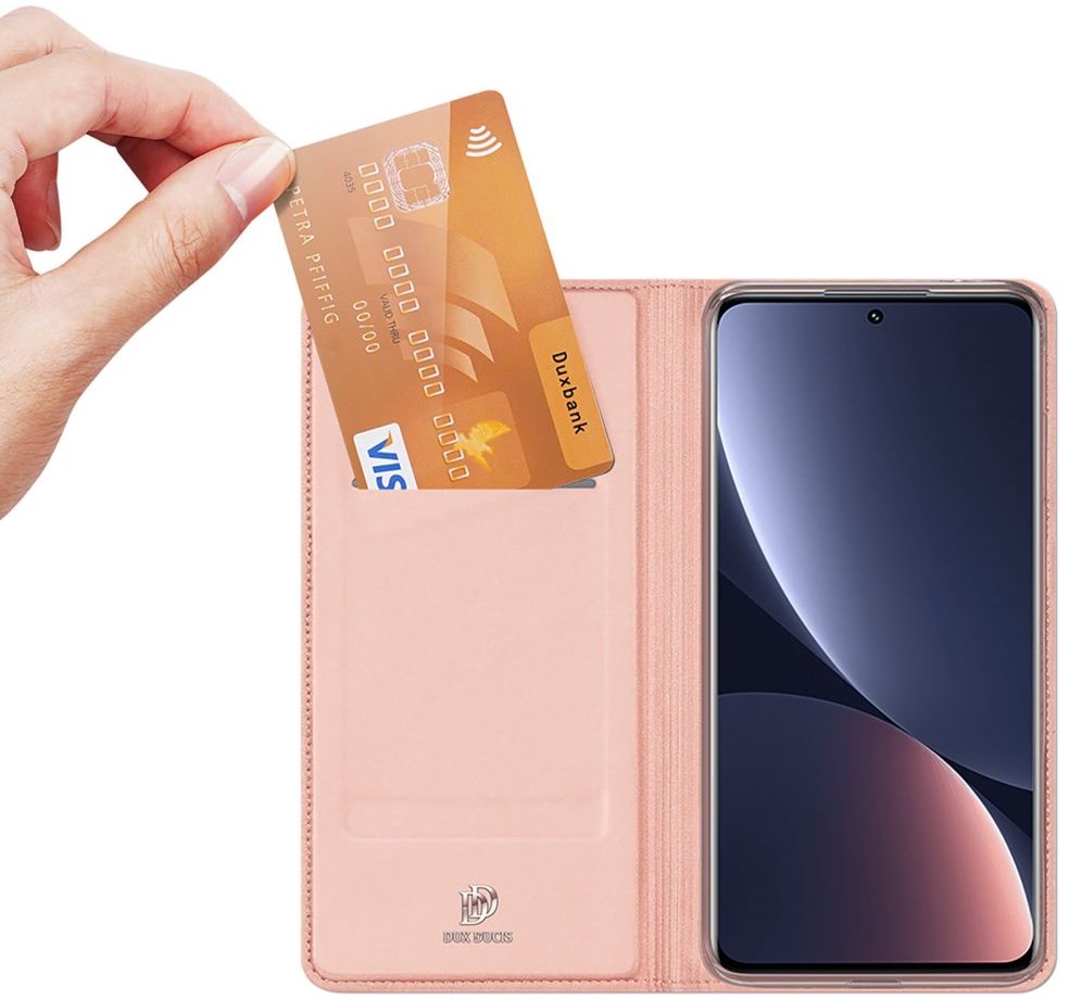 Dux Ducis Skin Pro Xiaomi 13 Pro Hoesje Portemonnee Book Case Roze afbeelding 2