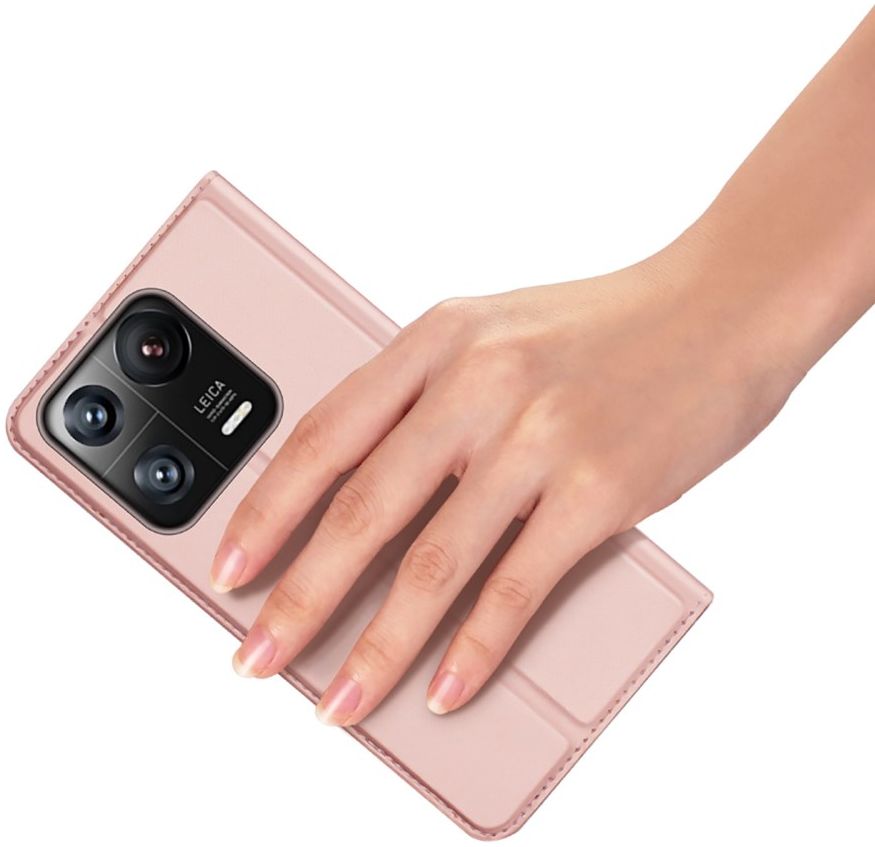 Dux Ducis Skin Pro Xiaomi 13 Pro Hoesje Portemonnee Book Case Roze afbeelding 10