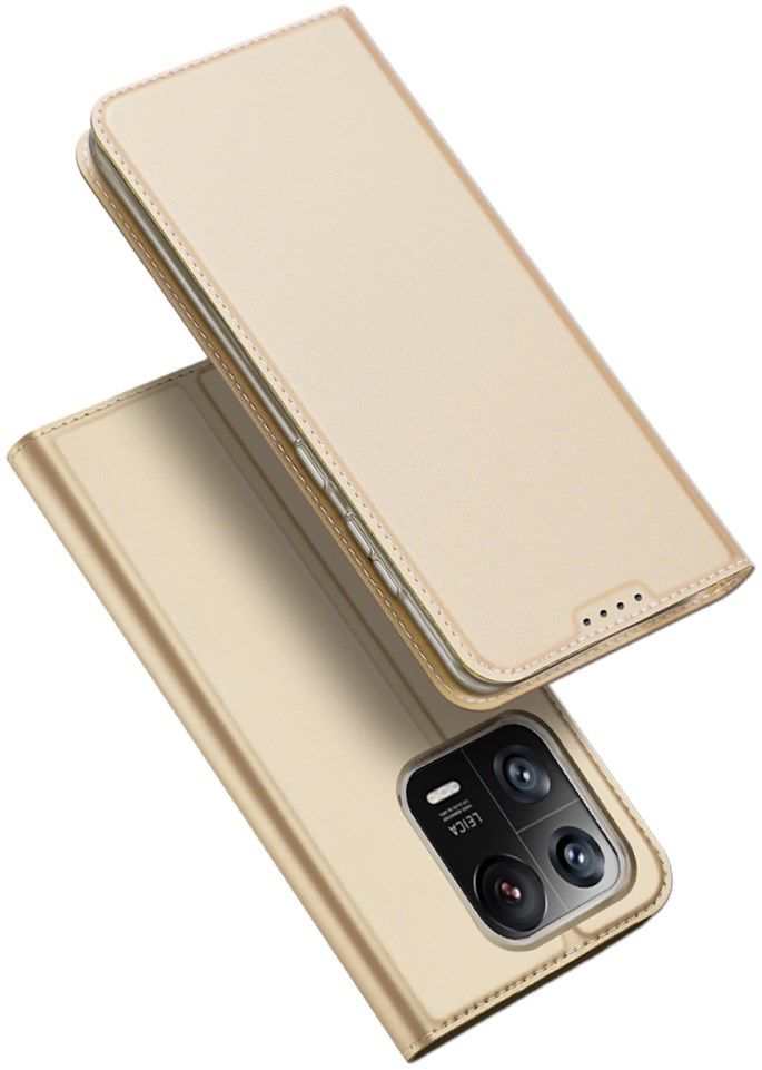 Dux Ducis Skin Pro Xiaomi 13 Pro Hoesje Portemonnee Book Case Goud afbeelding 4