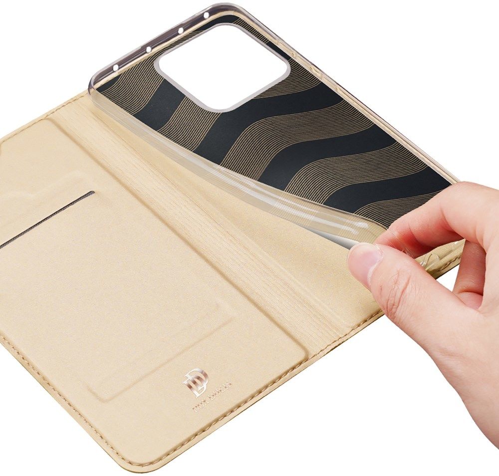 Dux Ducis Skin Pro Xiaomi 13 Pro Hoesje Portemonnee Book Case Goud afbeelding 6