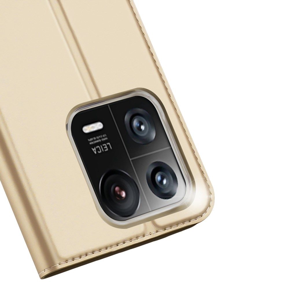 Dux Ducis Skin Pro Xiaomi 13 Pro Hoesje Portemonnee Book Case Goud afbeelding 7