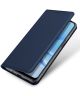 Dux Ducis Skin Pro Oppo A17 Hoesje Portemonnee Book Case Blauw