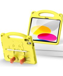 Dux Ducis Panda Apple iPad 10.9 (2022) Kinder Tablethoes Geel