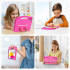 Dux Ducis Panda Apple iPad 11 (2025) / 10.9 (2022) Kinder Tablethoes Roze afbeelding 2