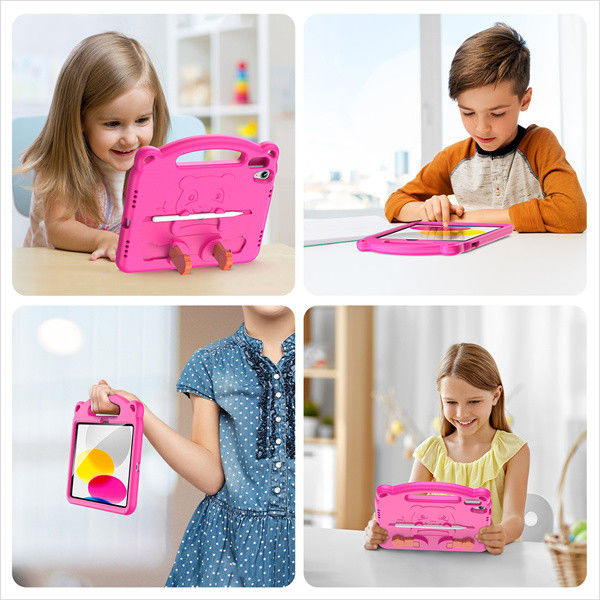 Dux Ducis Panda Apple iPad 10.9 (2022) Kinder Tablethoes Groen afbeelding 2