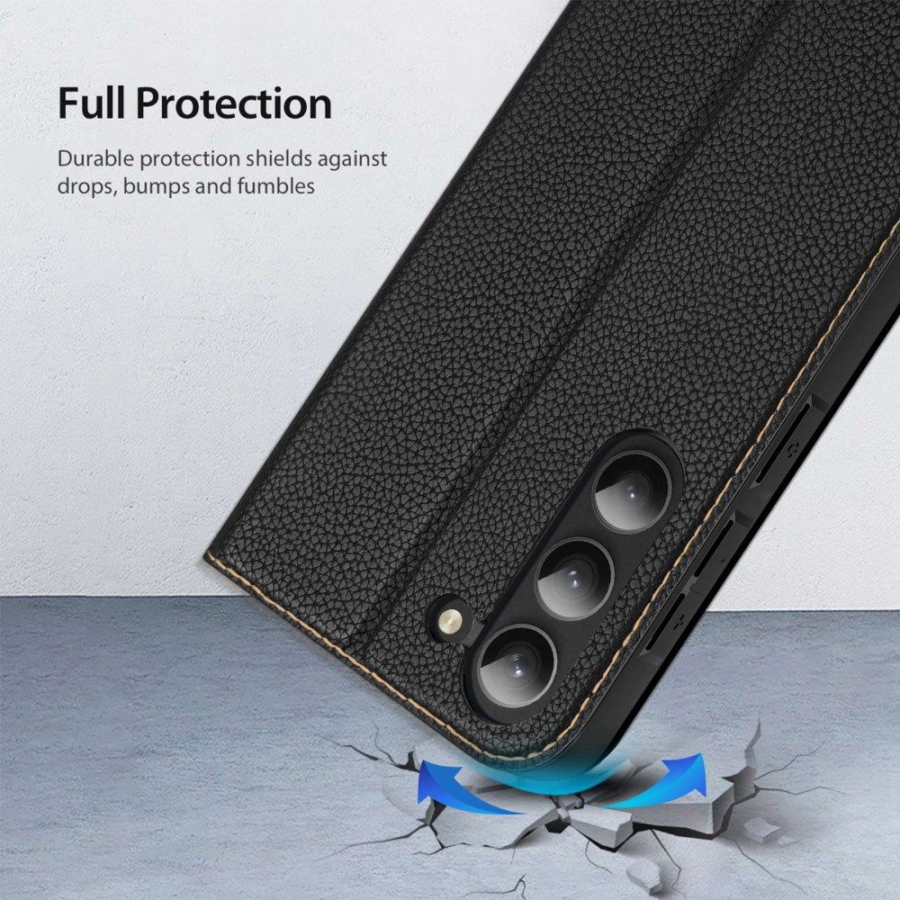 Dux Ducis Skin X2 Samsung Galaxy S23 Hoesje Book Case Zwart afbeelding 4