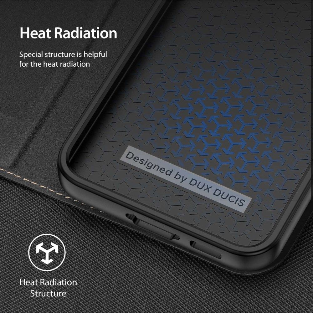 Dux Ducis Skin X2 Samsung Galaxy S23 Hoesje Book Case Zwart afbeelding 9