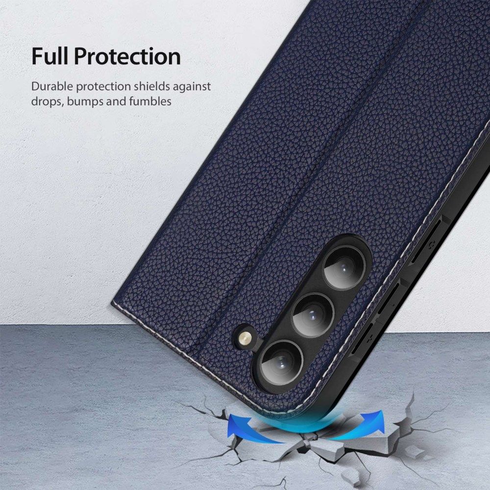 Dux Ducis Skin X2 Samsung Galaxy S23 Hoesje Book Case Blauw afbeelding 4